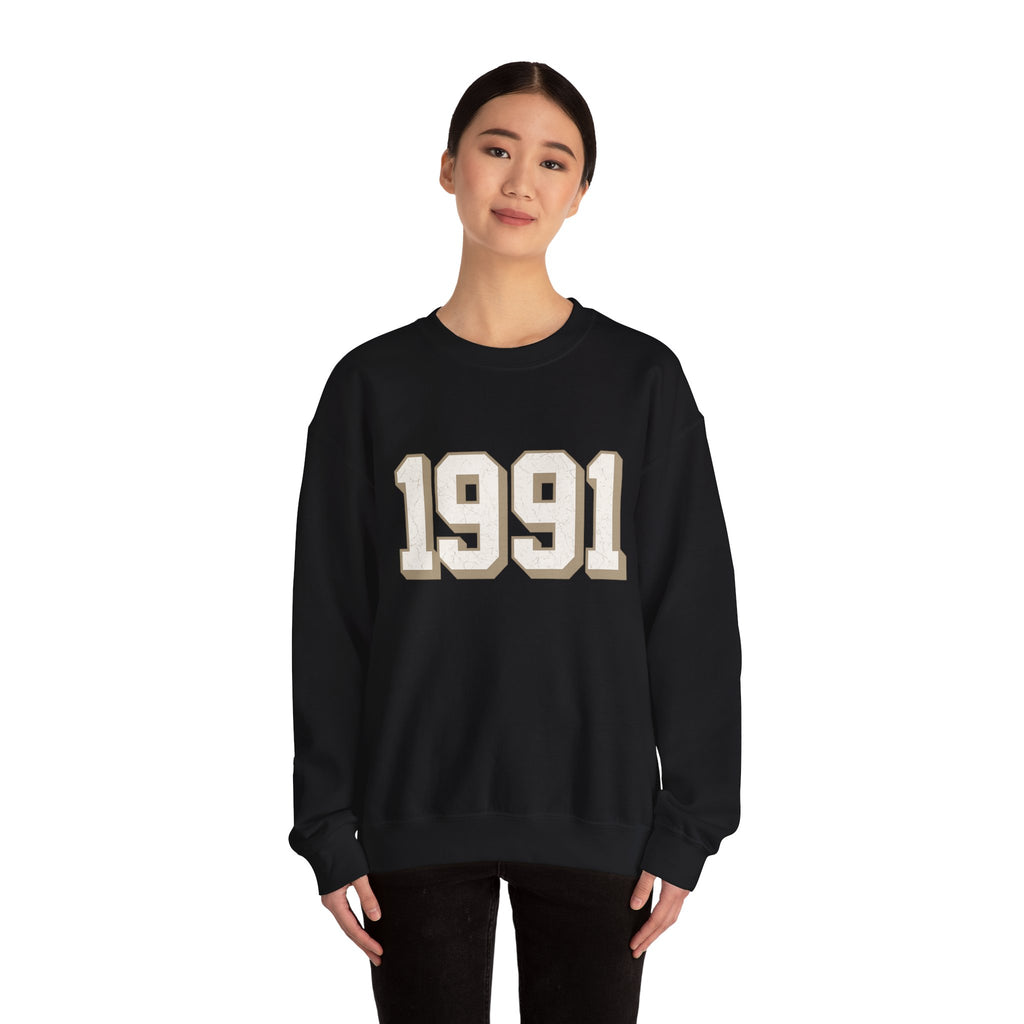 1991 Birth Year Heavy Blend™ Crewneck Sweatshirt