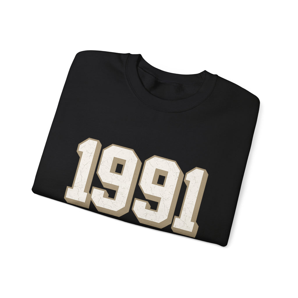 1991 Birth Year Heavy Blend™ Crewneck Sweatshirt